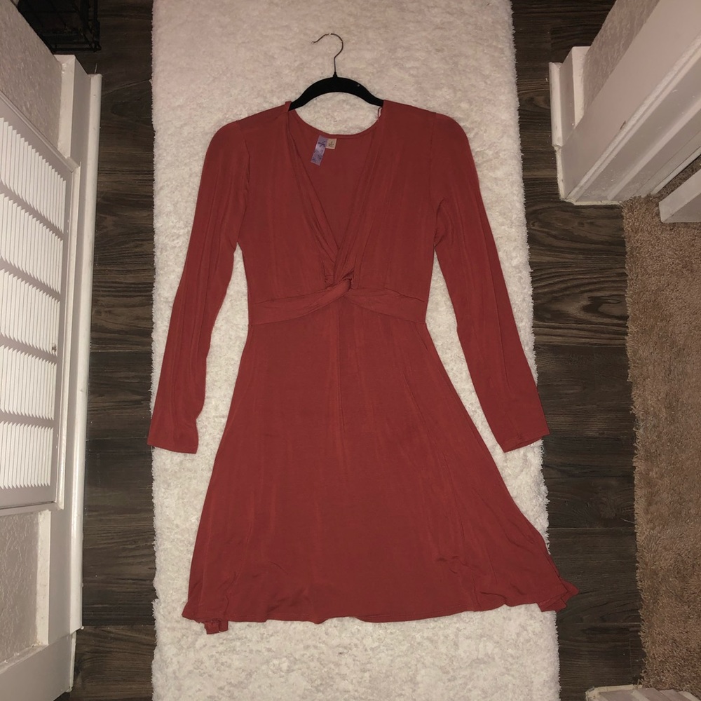 Soft long sleeve dress